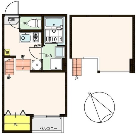 ポルコ ロッソの物件間取画像